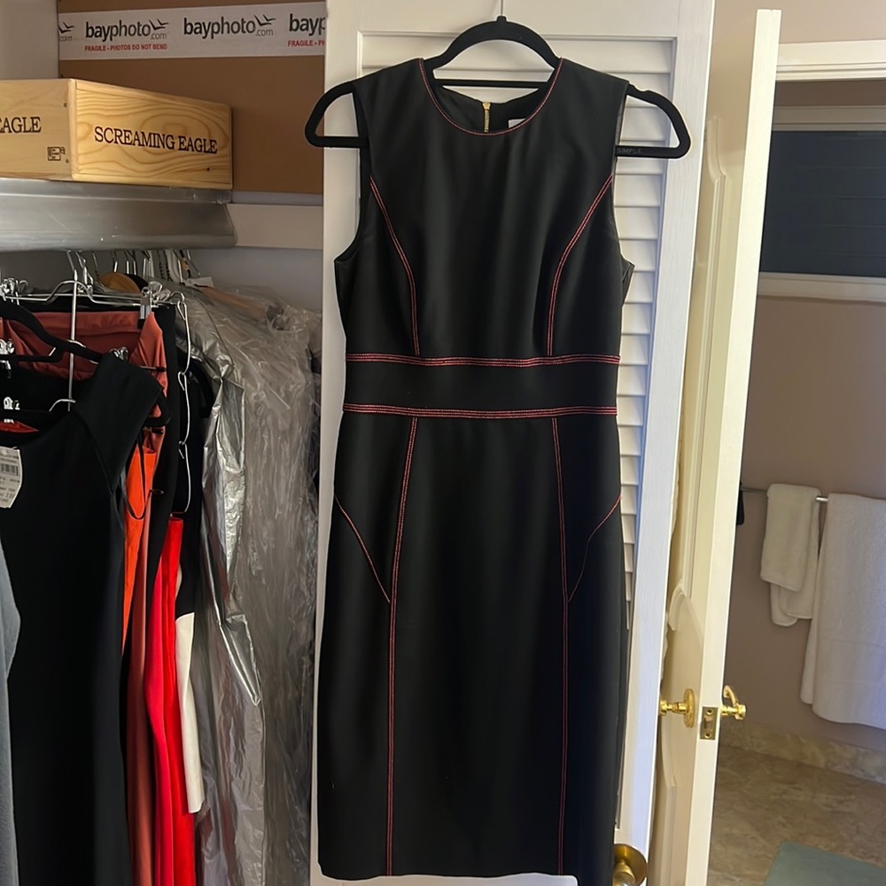 Calvin Klein beautiful red and black business dress size 4